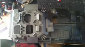 One 12th Scale Scimitar Tank FV107 CVR (T) (Modern Warfare) Custom Vehicle [HATCHES open]