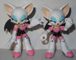 2 Rouge figures (Sonic) Custom Action Figure