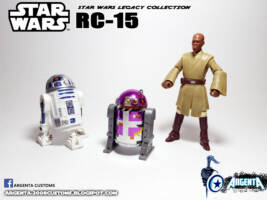 RC-15, Mace Windu's astromech (Star Wars) Custom Action Figure