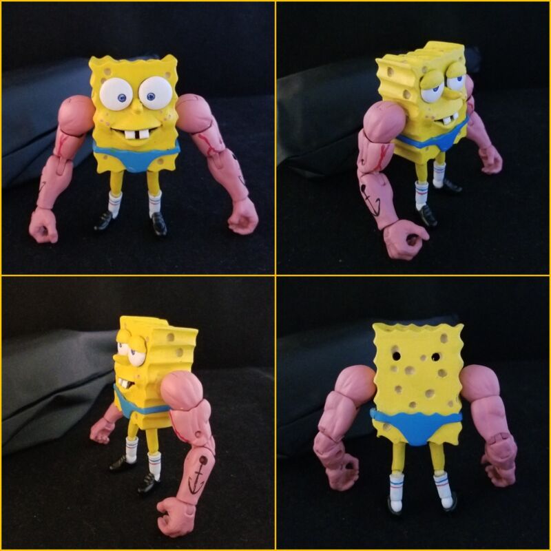 Musclebob Buffpants (Spongebob Squarepants) Custom Action Figure