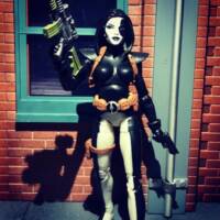 Domino (Marvel Legends) Custom Action Figure [Domino Full View]