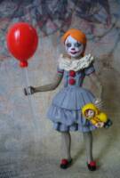 Ha'Penny the Clown (It (Stephen King)) Custom Action Figure [Ha'Penny the clown]