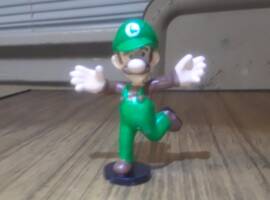 SMB Deluxe Luigi (Super Mario Bros) Custom Miniature / Figurine