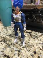 Vegeta Super Saiyan Blue battle damage (Dragonball Z) Custom Action Figure
