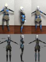 Asajj Ventress (Dark Disciple) (Star Wars Clone Wars) Custom Action Figure [Model comparison]