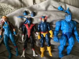 X-men cyclops Nightcrawler beast (Marvel Legends) Custom Action Figure