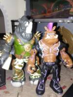 Bebop and Rocksteady (Teenage Mutant Ninja Turtles) Custom Action Figure