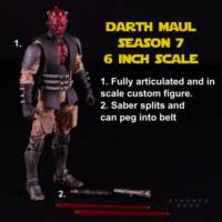 Darth Maul (Star Wars) Custom Action Figure