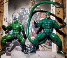Scorpion (Marvel Legends) Custom Action Figure [Side by side]