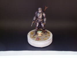 Black Series Mando (Star Wars) Custom Diorama / Playset