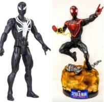 Spider-Man (Miles Morales PS5) Statue (Marvel) Custom Statue / Bust [Before & After]