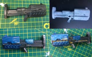 🦾Cable's gun repainting! (Marvel Legends) Custom Other