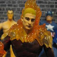 Jim Hammond WW2 Human Torch (Invaders) Custom Action Figure