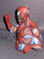 Zombie Spider-Man bust (Zombies) Custom Action Figure