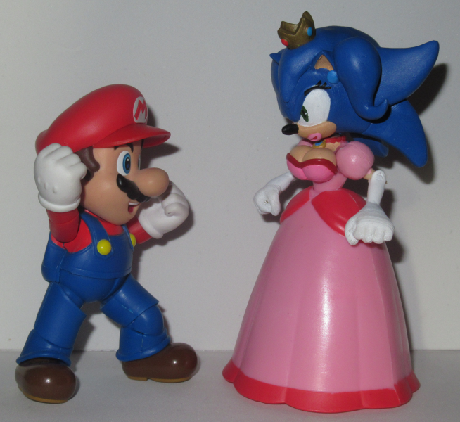 Supercrown Sonic (Sonette) (Crossover) Custom Action Figure