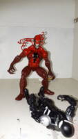 Eddie Brock Toxin (Cover Variant) (Venom) Custom Action Figure [My attempt at emulating said cover]
