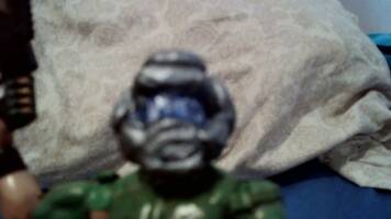 Classic Doom marine (With helmet and shotgun) (Doom) Custom Action Figure