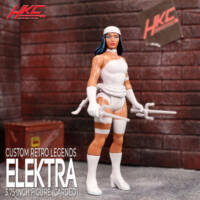 Elektra White Costume (Marvel Legends retro) (Marvel Legends) Custom Action Figure