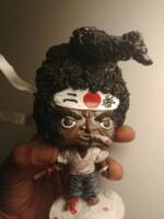 Afro Samurai and Jinnosuke custom Funko Pop (Fight Scene Diorama) (Funko Pop!) Custom Other [Afro Samurai custom Funko Pop]
