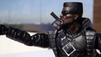 Marvel Legends Blade with motorcycle (Marvel Legends) Custom Action Figure