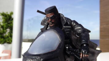 Marvel Legends Blade with motorcycle (Marvel Legends) Custom Action Figure