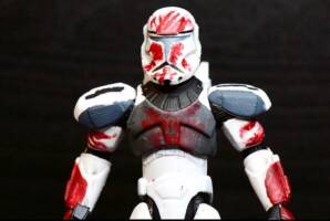 Commando Sev Clone wars style 3.75 (Star Wars Clone Wars) Custom Action Figure