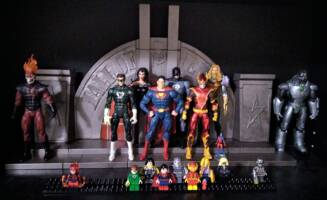 Hall of Evil (DC Universe) Custom Diorama / Playset