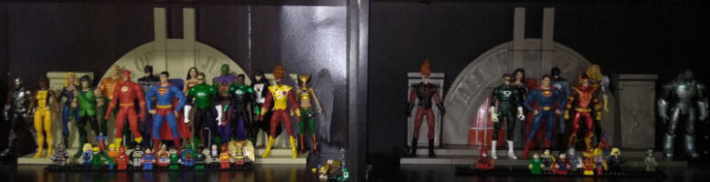 Hall of Evil (DC Universe) Custom Diorama / Playset
