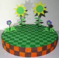 SATAM wedding cake topper (Sonic) Custom Diorama / Playset