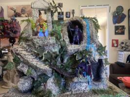 Masters Of The Universe Jungle Playset (Masters of the Universe) Custom Diorama / Playset