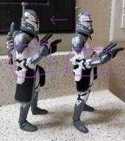 Clone Commander Wolffe (phase 1) (Star Wars Clone Wars) Custom Action Figure