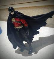 Red Robin - Tim Drake (New Earth) (Batman) Custom Action Figure [A cool shot I took before even finishing]