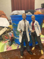 William & Annette Birkin (Resident Evil) Custom Action Figure [2 weapons]