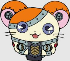 Robo-Joe from "Hamtaro" (Hamtaro) Custom Miniature / Figurine [Reference Image]