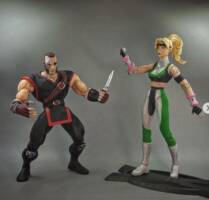 Kano Vs Sonya Blade (Mortal Kombat) Custom Action Figure