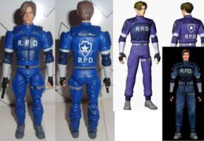 Leon S Kennedy V2 (Resident Evil) Custom Action Figure [Custom with game renders]