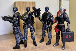 Iron Grenadiers of DESTRO (G.I. Joe Classified) Custom Action Figure [...with the boss.]