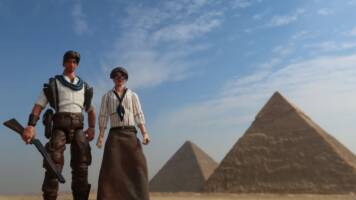 Evie Carnahan (Mummy) Custom Action Figure [Evie Carnahan The Mummy custom action figure with Rick O'Connell]