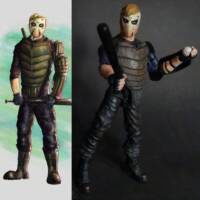 Sportsmaster [CW Stargirl DC TV Series] (Marvel Legends) Custom Action Figure [The Bad-Ball Hitter]