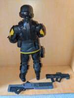 Helldiver (Helldivers) Custom Action Figure [Back detail]