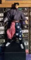 Sensei Rex Kwon Do (in grey gee and patriotic Mc Hammer  parachute  pants) (Movie Masters) Custom Action Figure