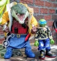 Urbanized stylings Leatherhead & Leo (Teenage Mutant Ninja Turtles) Custom Action Figure