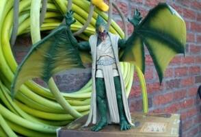 Khonshauron (fusion technique) Sauron donning Khonshu's garb (Amalgam) Custom Action Figure