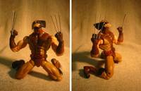 Wolverine (Brown Costume) (X-Men) Custom Action Figure