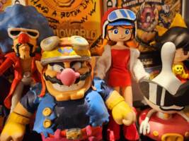 Mona (WarioWare) (Nintendo) Custom Action Figure [With her man, Wario]