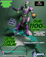 1100th custom - Ultra Green Goblin! (Marvel Legends) Custom Action Figure