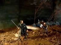 Abandoned Courtyard (Lord of the Rings) Custom Diorama / Playset