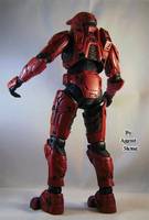 12 Inch Red Spartan (Halo) Custom Action Figure