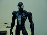 Black Suit Spidey (Marvel Legends) Custom Action Figure