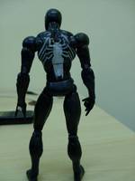 Black Suit Spidey (Marvel Legends) Custom Action Figure